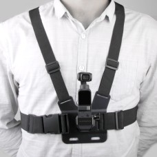 SunnyLife OP-Q9201 Cintura elastica del torace regolabile per il corpo con adattatore di metallo per tasca DJI Osmo