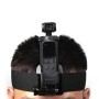 SunnyLife Elastic Adgationable Head StrapマウントベルトDJI OSMOポケット2用アダプター付き（黒）