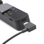 SunnyLife 30cm USB-C / Typ-C zu Micro USB Converting Connection-Steckverbinder-Datenkabel für DJI-Osmo-Tasche (schwarz)