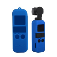 Copertura a prova di polvere non slittata Sleeve silicone per DJI Osmo Pocket (blu)
