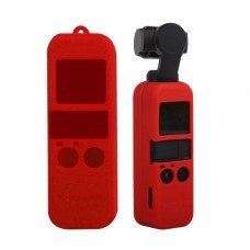 Non-slip Dust-proof Cover Silicone Sleeve for DJI OSMO Pocket(Red)