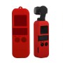 Copertura a prova di polvere non slittata Sleeve di silicone per DJI Osmo Pocket (rosso)
