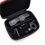 StarTrc Carbon Texture PU PU Bag de almacenamiento para DJI Osmo Pocket Gimble Camera (rojo)