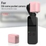 Copertura lente protettiva in silicone per tasca DJI Osmo (rosa)