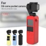 Body Silicone Cover Case with 38cm Silicone Neck Strap for DJI OSMO Pocket (Light Yellow)