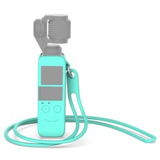 Body Silicone Cover Case with 38cm Silicone Neck Strap for DJI OSMO Pocket (Mint Green)