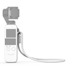 Custodia al silicone del corpo con cinturino da polso in silicone 19 cm per DJI Osmo Pocket (White)