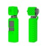 Puluz 2 en 1 TEXTURA DE DIAMANDO Cubiería de cubierta de silicona para el bolsillo DJI Osmo (verde)