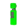 Puluz 2 в 1 алмазная текстура Силиконовая крышка набор для кармана DJI Osmo (зеленый)