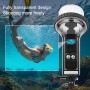 Puluz 60 m -es víz alatti vízálló ház búvár tok fedele a DJI Osmo Pocket 2 -hez (fekete)