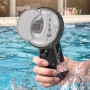 Puluz 60m წყალქვეშა წყალგაუმტარი საბინაო Diving Case Cover for DJI Osmo Pocket 2 (შავი)