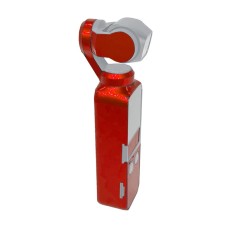 2 PCS Fluorescenční barevná vodotěsná lepicí nálepka pro DJI Osmo Pocket (červená)
