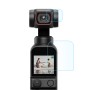 Puluz 9H 2.5D HD Tempered მინის ობიექტივი Protector + ეკრანული ფილმი DJI Osmo Pocket 2