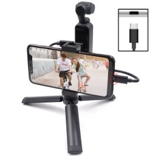 STARTRC Metal Hand-held Mobile Phone Clip Bracket Tripod Set Expansion Accessories with Type-C Data Cable for DJI OSMO Pocket