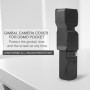 SUNNYLIFE OP-Q9178 COUVERTURE DE LECS DE PROTECTEUR DE CAME CHIMBAL pour DJI Osmo Pocket (noir)