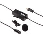 BOYA BY-GM10 MICRO 5 PIN-PINI OMNI-DIRECTIONAALNE HEDIO LAVALIERI KONDENSER Mikrofon koos lipsuklambriga GoPro Hero4 /3+ /3 jaoks (must)