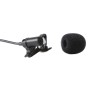 Boya BY-GM10 MICRO 5 PIN OMNI-Посочване на аудио лавален кондензатор Микрофон с вратовръзка за GoPro Hero4 /3+ /3 (черен)
