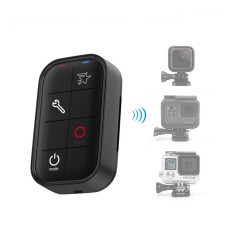 Control remoto para GoPro Hero7 /6/5/4 Sesión /4/3, botón de alimentación /modo, botón de acceso directo, botón de obturación /selección, botón de configuración (negro)