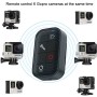 Remote Control for GoPro HERO7 /6 /5 /4 Session /4 /3, Power / Mode Button, Shortcut Button, Shutter / Select Button, Setting Button(Black)