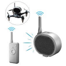 Echtzeit Pager tragbarer Lautsprecher Langstrecken-Interferenzfreier Lautsprecher für Drohnen (Dunkelgrau)