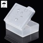 Puluz Hard Plastic Transparent Battery Storage Box (per Gopro Hero8 Black /7/6/5 Batteria)