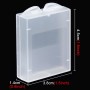 PuLuz Hard Plastic Transparent Battery Storage Box (för GoPro Hero4 -batteri)