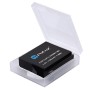 קופסת אחסון סוללות שקופה מפלסטיק קשיח (עבור סוללת GoPro Hero4)