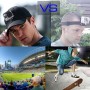 Puluz Baseball Hat avec J-Hook Buckle Mount & Vis pour GoPro Hero11 Black / Hero10 Black / Hero9 Black / Hero8 / Hero7 / 6/5/5 Session / 4 Session / 4/3 + / 3/2/1 / Max, DJI Osmo Action et autres caméras d'action (bleu)