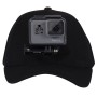 [Склад США] Пулуз бейсбольна шапка з J-Hook Buckle Mount & Screat для GoPro Hero11 Black /Hero10 Black /Hero9 Black /Hero8 /Hero7 /6/5/5 сеанси /4 сеанси /4/3+ /3/2/1 / Макс, DJI OSMO Action та інші камери дій (чорний)