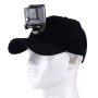 [המחסן האמריקני] כובע בייסבול של פולוז עם אבזם אבזם ובורג של GoPro Hero11 שחור /גיבור 10 שחור /גיבור 9 שחור /HERO8 /HERO7 /6/5 /5 מושב /4 מושב /4/3 +/3/2/1 / מקס, DJI Osmo Action ומצלמות פעולה אחרות (שחור)
