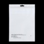10 pezzi PULUZ 25,8 cm x 18 cm Hok Hang Clear Front White Pearl Gioielli con chiusura con chiusura a cerniera (dimensione: L)