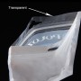 10 PCS PULUZ 25.8cm x 18cm Hang Hole Clear Front White Pearl Jewelry Zip Lock Packaging Bag (Size: L)